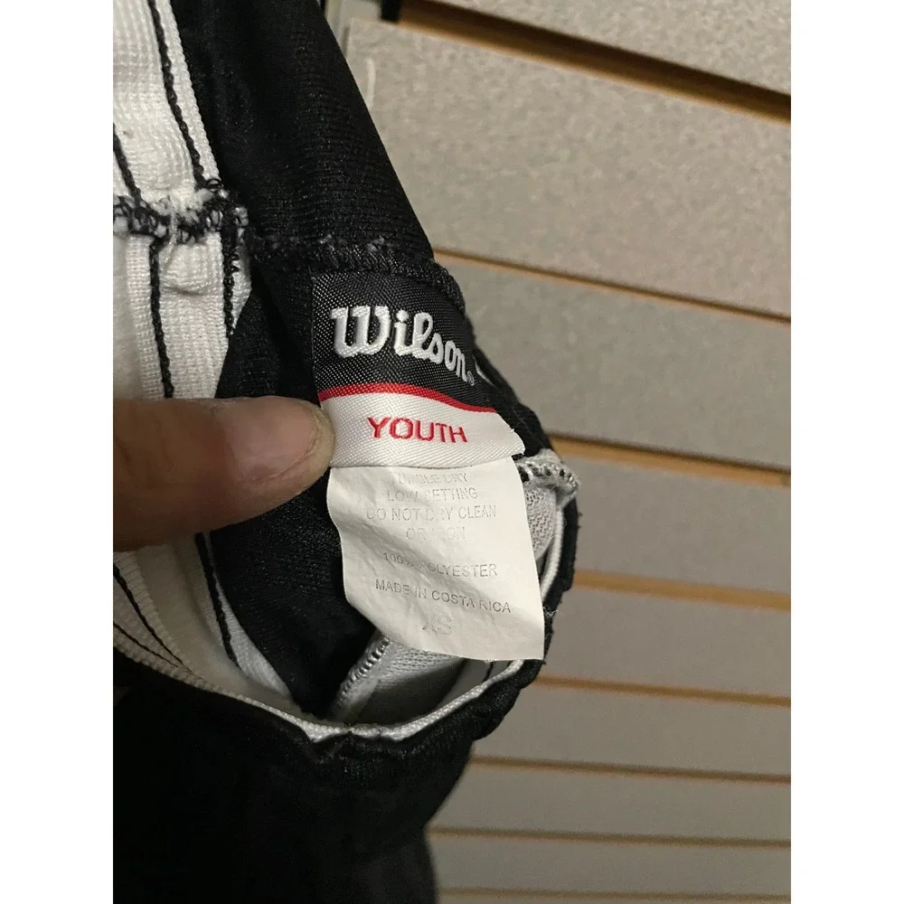 Wilson Youth Black Athletic Baseball Pants Size XS Joggers Casual Sports‎